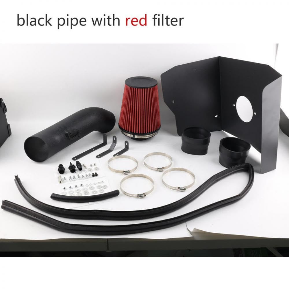 Kompatibilität des Lufteinlasssystems für 2012-2021 Tundra Sequoia 5.7L V8(Black w RED Filter) von IVLAZLRG