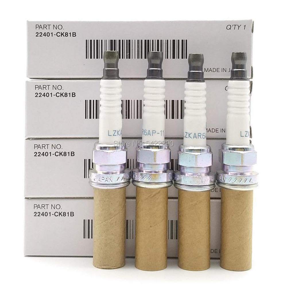 Kompatible Auto-Zündkerzen Set 10PCS-Box für Verschiedene Modelle 22401-ED815 22401-CK81B 22401-JD01B 22401-ED71B 22401-1va1c 22401-1p116(22401-1P116) von IVLAZLRG