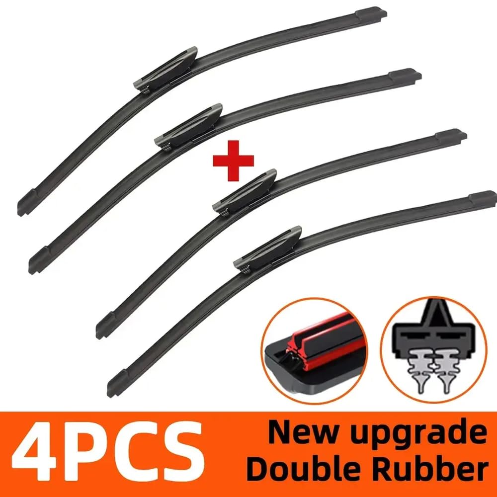 Kompatible Autowischer für Clubvan Clubman R55 Cooper R56 Hatch Front -Windschutzscheiben -Ersatzteile Zubehör 4 PCS Kompatible Autowischer für Clubvan Clubman R55 Cooper R56 Hatch Front -Windschutzscheiben -Ersatzteile Zubehör 4 PCS von IVLAZLRG