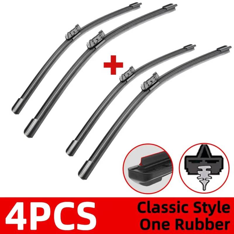Kompatible Autowischer für Q2 Q3 MK1 Q5 Q5 Q7 4M vordere Windschutzscheiben -Scheibenwischer Automobilteilezubehör(4 PCS) von IVLAZLRG