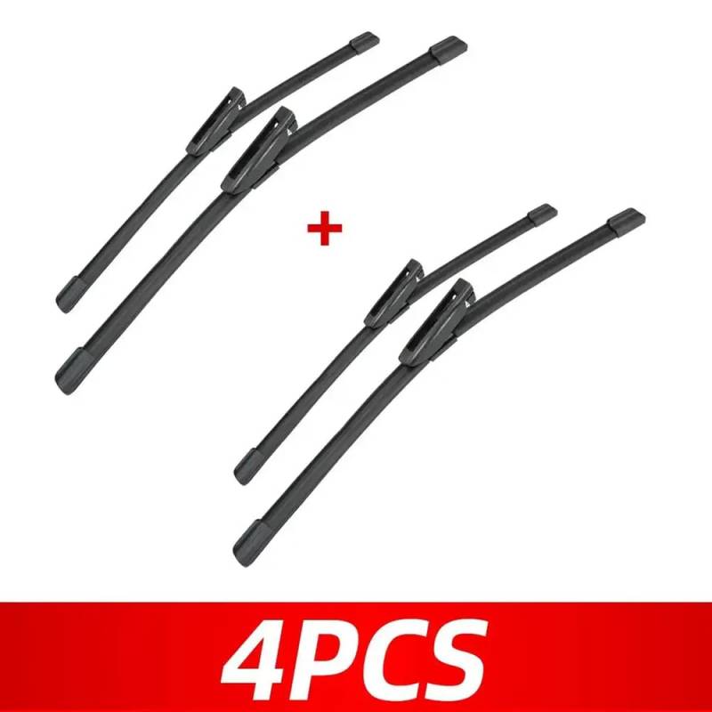 Kompatible Autowischer für Scenic II 2005 bis 2009 vorne Heckwischer 26 Zoll und 22 Zoll(4 PCS) von IVLAZLRG