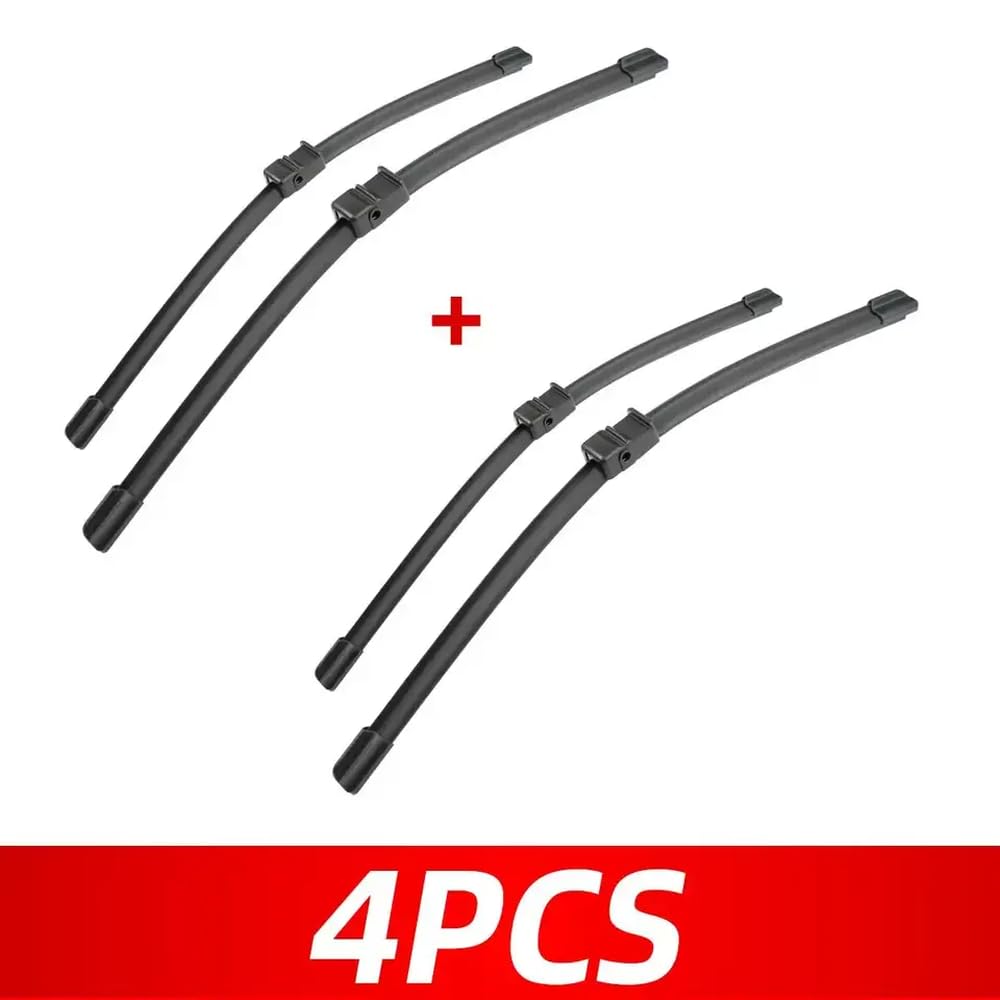 Kompatibler Wischer für 407 407 SW 2004 bis 2010 vorne und hinten 28 Zoll Set(4 PCS) von IVLAZLRG