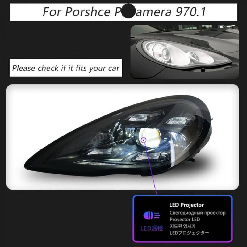 LED-Projektor-Scheinwerfer mit Tagesrunnenlichtkompatibel mit Autozubehör für 2010-2016 Automodelle(10-13 Headlight) von IVLAZLRG