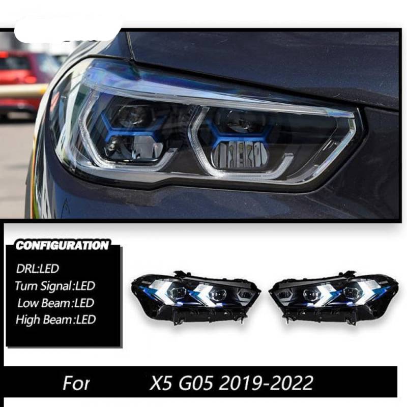 LED-Projektor-Scheinwerferbaugruppe für 2019-2022 X5 G05 Kompatibler Tag Running Light Automotive Accessoire von IVLAZLRG