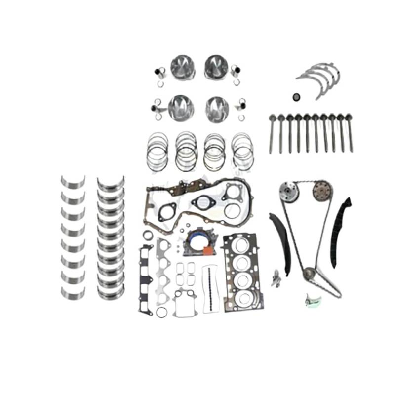 Motor -Wiederaufbau -Kit mit Ventilen Kolbenringe Dichtungen und Dichtung für 1,4 TSI kompatibel mit Modellen Cavd Cthd BLG BMY EA111 Autoteile von IVLAZLRG