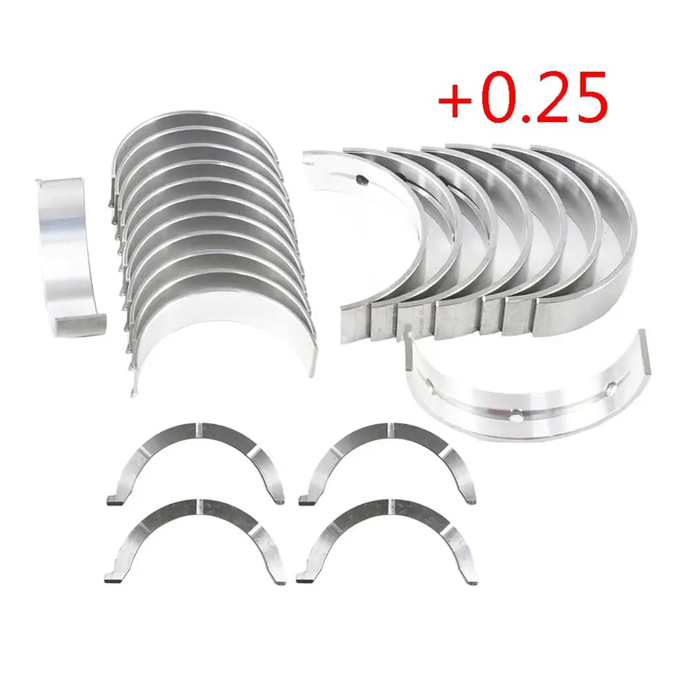 Motorlager -Kits, die mit 3,0 l Diesel V6 kompatibel für verschiedene Modelle wie Kurbelwellenhaupt- und Stangenstangenscheiben -Waschmaschinen -Waschmaschinen -EXF Exn kompatibel sind(Thrust Washers von IVLAZLRG
