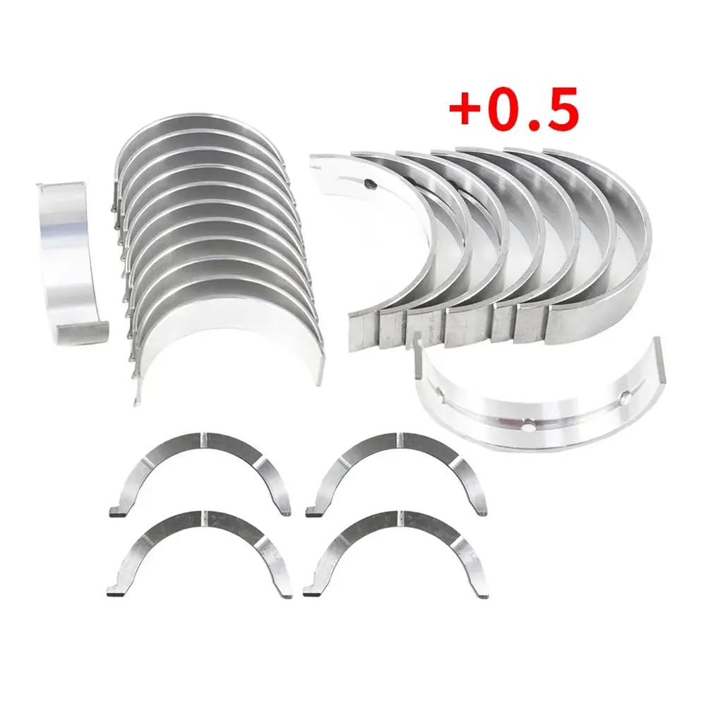 Motorlager -Kits, die mit 3,0 l Diesel V6 kompatibel für verschiedene Modelle wie Kurbelwellenhaupt- und Stangenstangenscheiben -Waschmaschinen -Waschmaschinen -EXF Exn kompatibel sind(Thrust Washers von IVLAZLRG