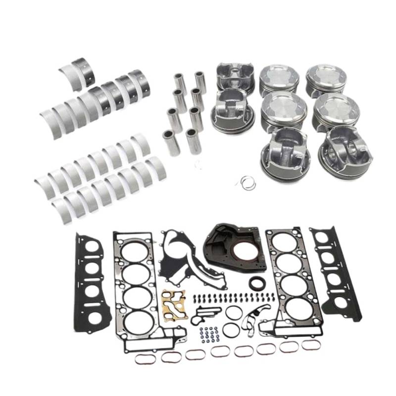 Motorüberholungskit für V8 -Motoren kompatibel mit E550 GL500 ML500 C217 W212 W222 R231 4.6T 4,7T enthalten Kolbendichtungen und Lagerschalen von IVLAZLRG