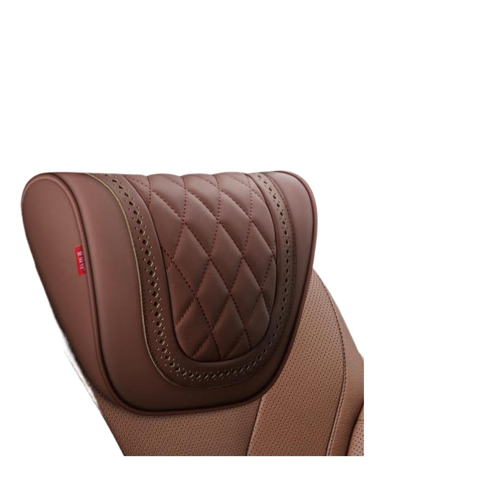 Nappa Leder -Kopfstütze -Kissen für Autositze kompatibel mit M3 M5 x1 x3 x5 Halsstütze Kissenzubehör(D) von IVLAZLRG