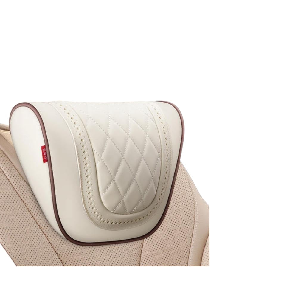 Nappa Leder -Kopfstütze -Kissen für Autositze kompatibel mit M3 M5 x1 x3 x5 Halsstütze Kissenzubehör(F) von IVLAZLRG