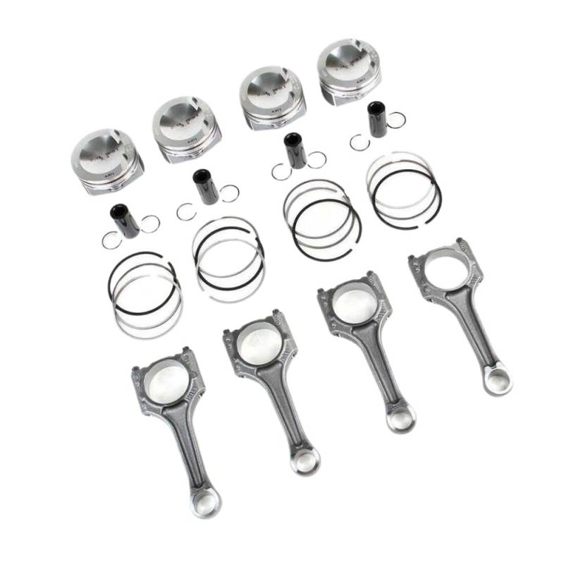 Set von 4 Kolben und Verbindungsstäben, die mit A4 Q5 2.0T φ23mm Komponenten kompatibel sind. von IVLAZLRG