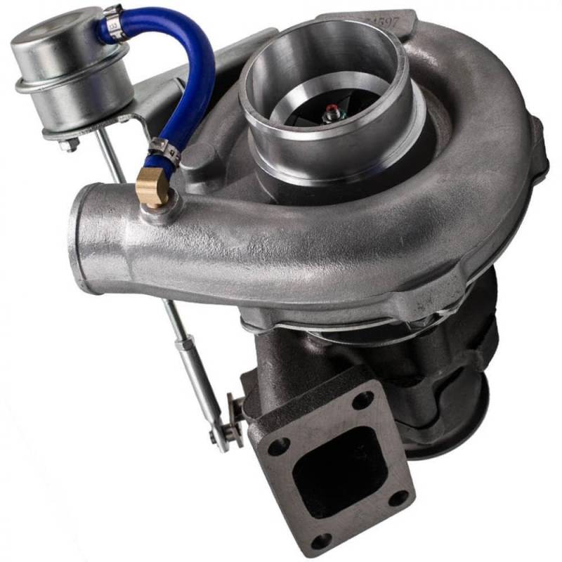 T3 T04E V-Band Turbolader 420 PS mit 0,63 AR Oil Inlet Outlet Line Kit-Kompatible Upgrade(Turbo) von IVLAZLRG