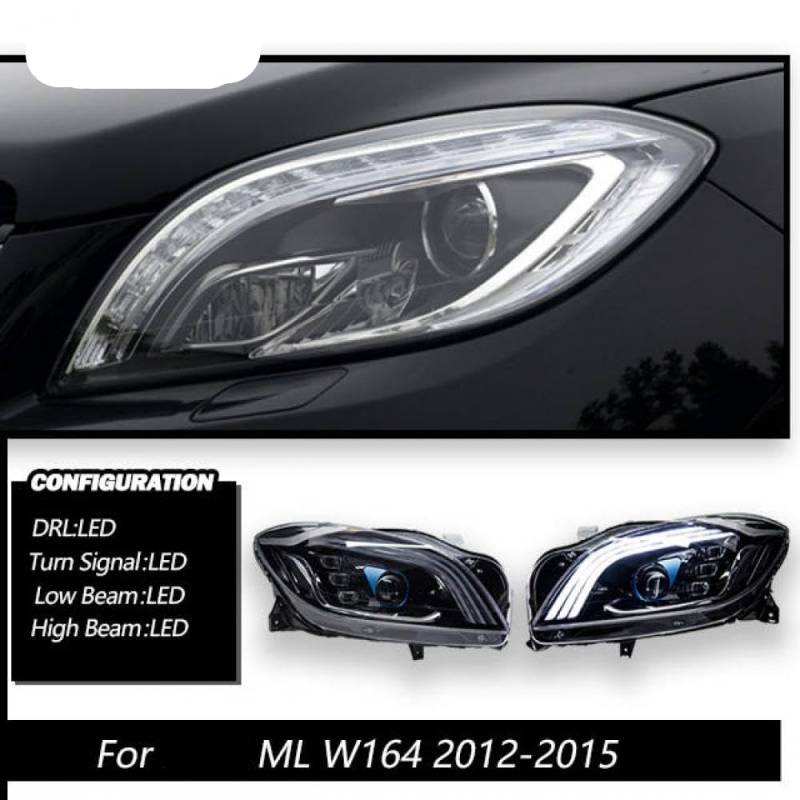 Typy LED-Projektor-Scheinwerferkompatibel mit ML W164 2012-2015 Daytime Running Light Automotive Accessoire von IVLAZLRG