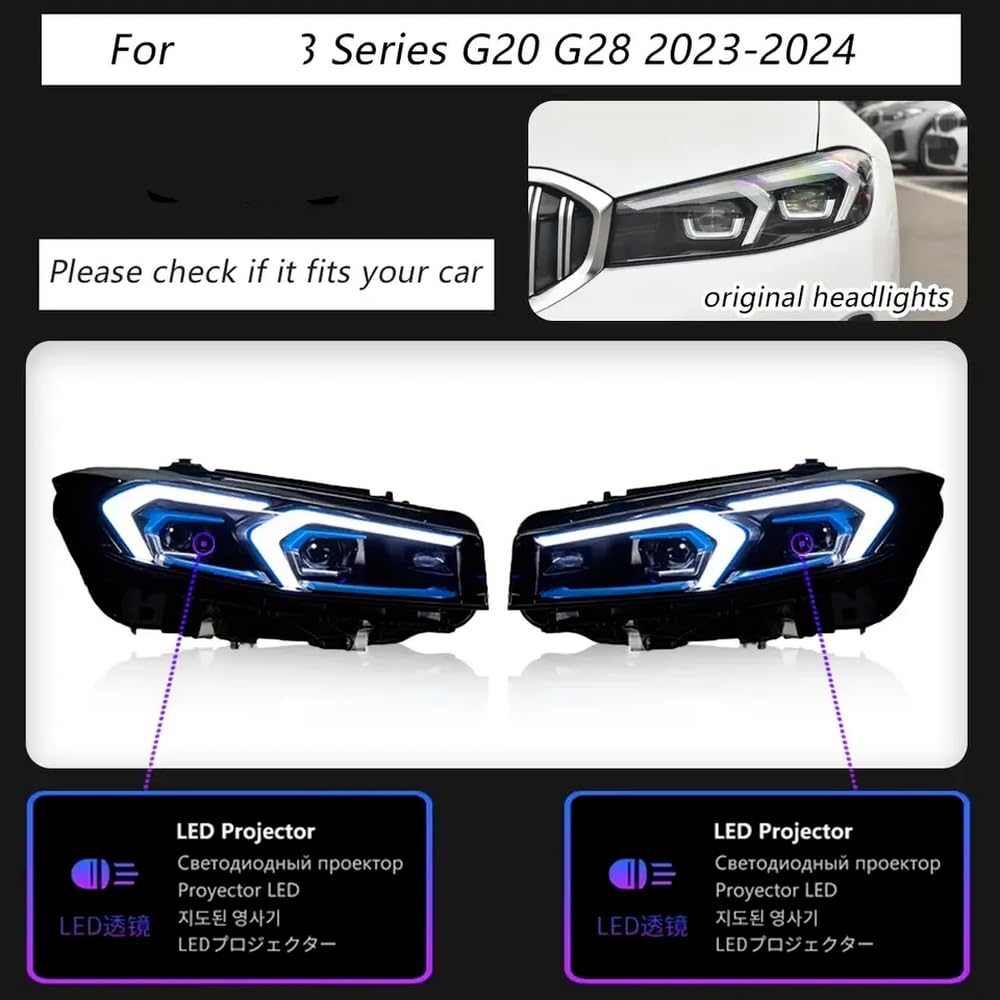 Typy LED-Scheinwerferprojektor für kompatible 3er G20 G28 2020-2024 Daytime Running Light Automotive Accessoire Typy LED-Scheinwerferprojektor für kompatible 3er G20 G28 2020-2024 Daytime Running Light Automotive Accessoire von IVLAZLRG