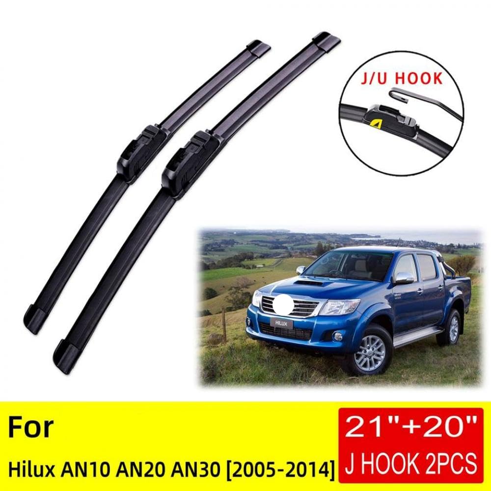 Universal Front -Wischer -Set für AN10 AN20 AN30 Modelle 2005 bis 2011 mit U J -Hook -Kompatibilität(Left Hand Drive) von IVLAZLRG