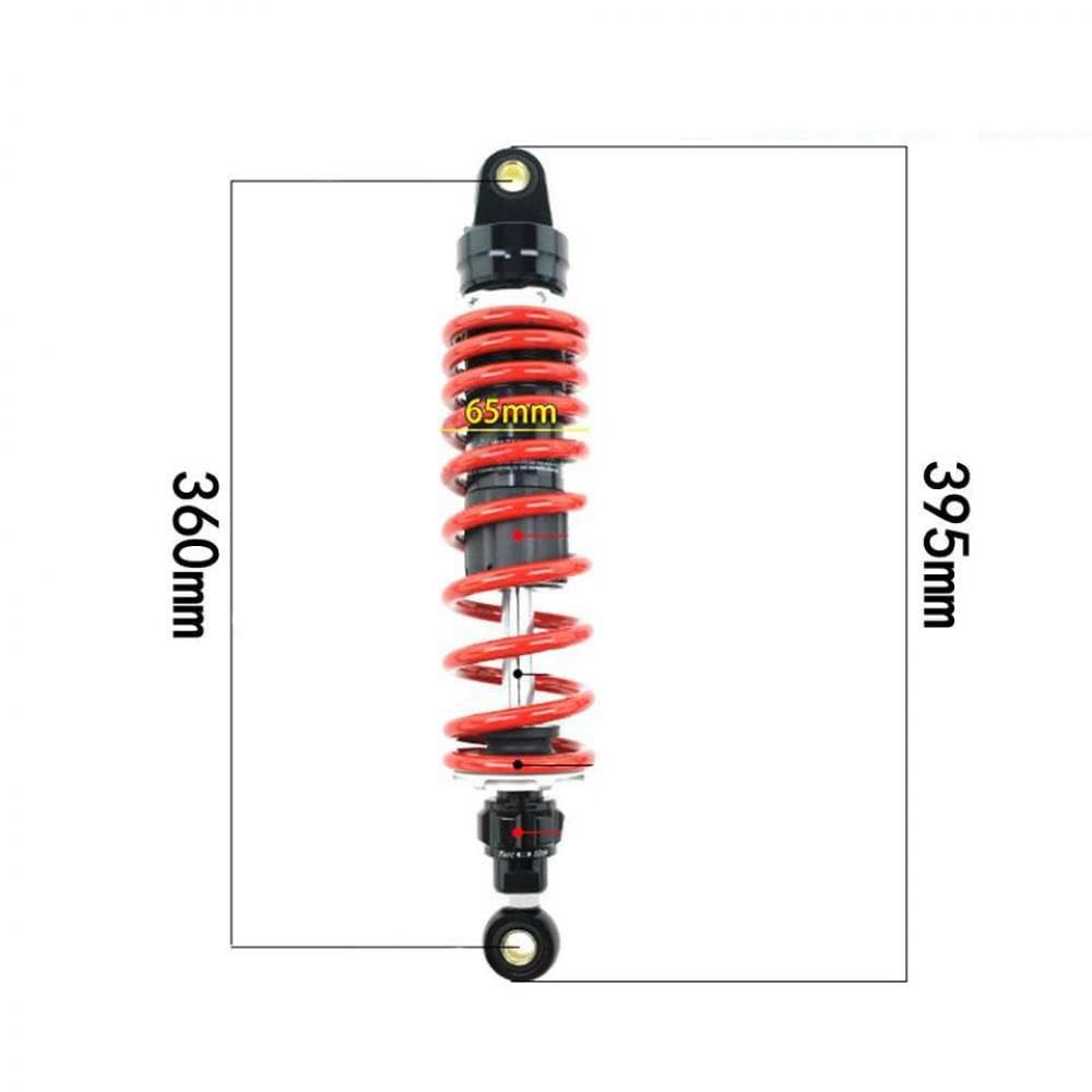Universeller Motorrad -Heck -Stoßdämpfer 330 mm 340 mm 360 mm kompatibel mit verschiedenen Modellen Dirtbikes ATVs(360mm 1 Pieces) von IVLAZLRG