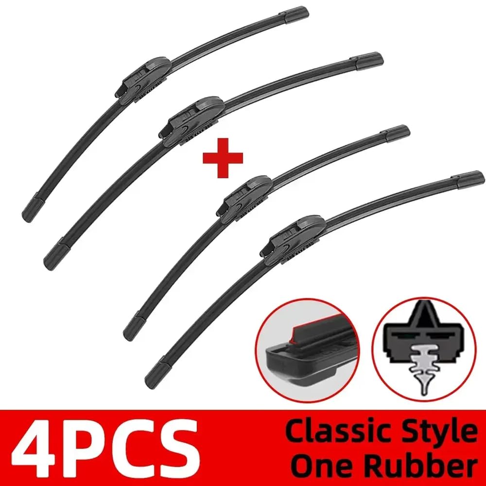 Wischgummi für kompatible Tucson IX35 MK2 MK1 JM NX4 NX4E NX4A TL MK3 Vordere Windschutzscheibe Ersatzteile(4 PCS) von IVLAZLRG
