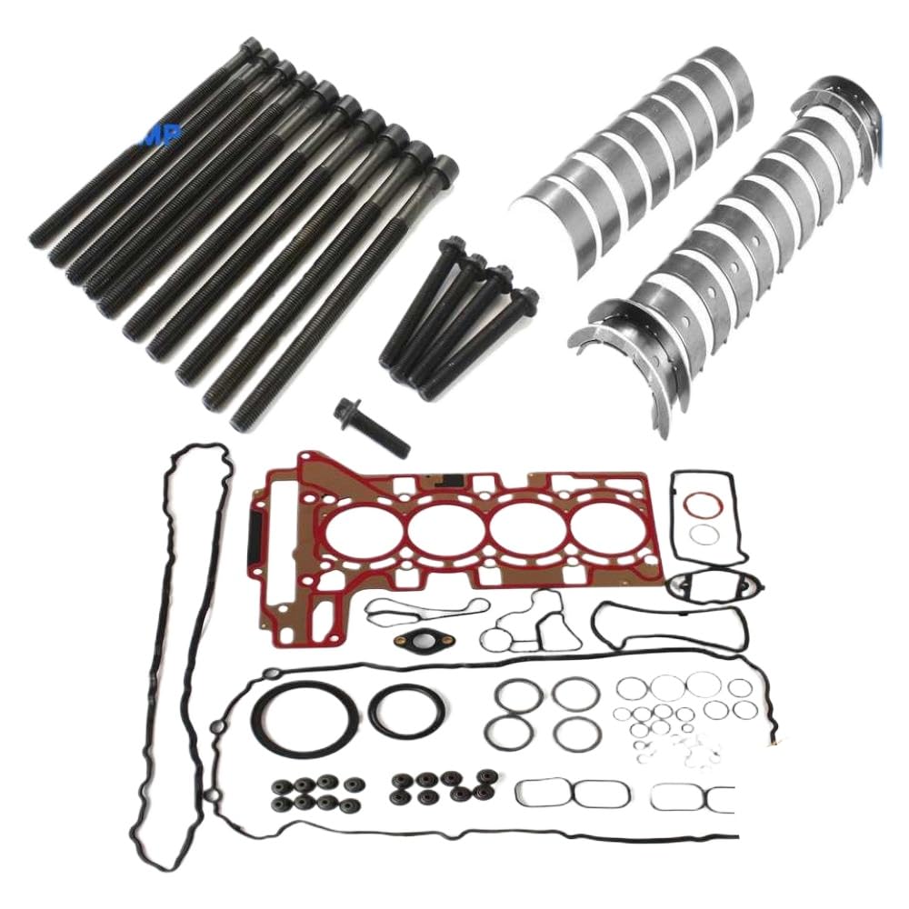 Zylinderkopfdichtung mit Stangenstab und Kurbelwellenhauptlagern und Zylinderkopfschrauben für 2,0 l Motor kompatibel mit F20 F22 F25 F26 F30 F30 F34 kompatibel Zylinderkopfdichtung mit Stangenstab und Kurbelwellenhauptlagern und Zylinderkopfschrauben für 2,0 l Motor kompatibel mit F20 F22 F25 F26 F30 F30 F34 kompatibel von IVLAZLRG