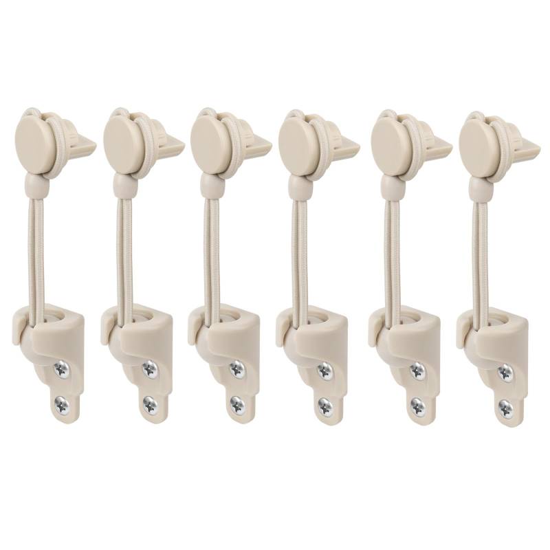 IVYSUN Ersatz-Schatten-Teile mit Endkappe für Coolaroo Versionen Outdoor-Jalousien, Sonnenschutz-Set für Coolaroo Außenrollo, Beige, 1 Set von IVYSUN