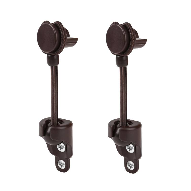 IVYSUN Ersatz-Schatten-Teile mit Endkappe für Coolaroo Versionen Outdoor-Jalousien, Sonnenschutz-Spann-Set für Coolaroo Außenrollos (Braun, 2 Set) von IVYSUN