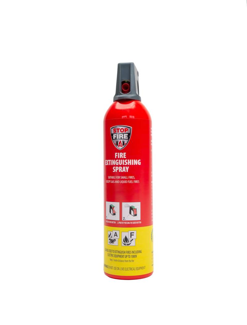 IWH - Feuerlöschspray 750 ml | Kompakter ABF Schaumlöscher ideal für Camping, Auto, Haus und Freizeit | Kleines Feuerlöschspray ideal auch für unterwegs | Inhalt: 750 ml; H: 315 mm von IWH