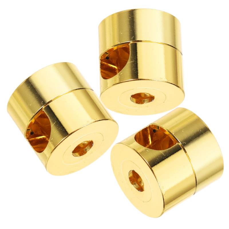 IWOWHERO 3er Set Kabelhalter Aus Aluminium Für Die Sichere Befestigung Von Lampenkabeln DIY Deckenlampen Und Kronleuchter Aufhängung Durchmesser Goldfarben von IWOWHERO