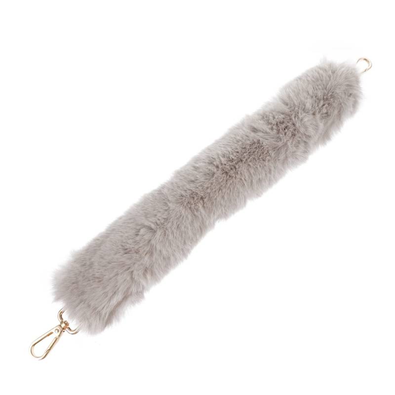 IWOWHERO Handtaschenriemen taschengurt Bag Straps handtaschen Trageriemen taschengürtel Handtasche Riemen modern Geldbörsen Rosa Ersatzband für Geldbeutel Geldbörse Ersatz Plüsch Light Grey von IWOWHERO