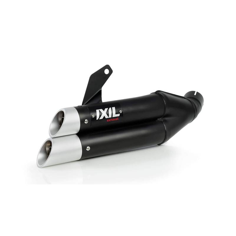 IXIL Hyperlow black XL Endschalldämpfer für NC 700 X/S, 12-, NC 750 X/S, Integra, 14-, Euro 3+4 (Black) von IXIL