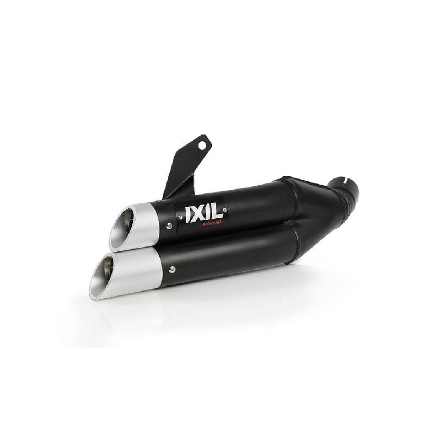 IXIL Hyperlow black XL Endschalldämpfer für Kawasaki Z 125 18-, Z 125 Ninja, 19-, Dualexit (Black) von IXIL
