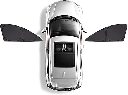 Für Mercedes Benz C-Class W205 2014-2022 Magnetisch Sonnenschutz Vorhang fürs Auto, Baby mit UV Schutz, Reflektierende Hitzeschutz, der Privatsphäre,Set of two1 von IXITAB
