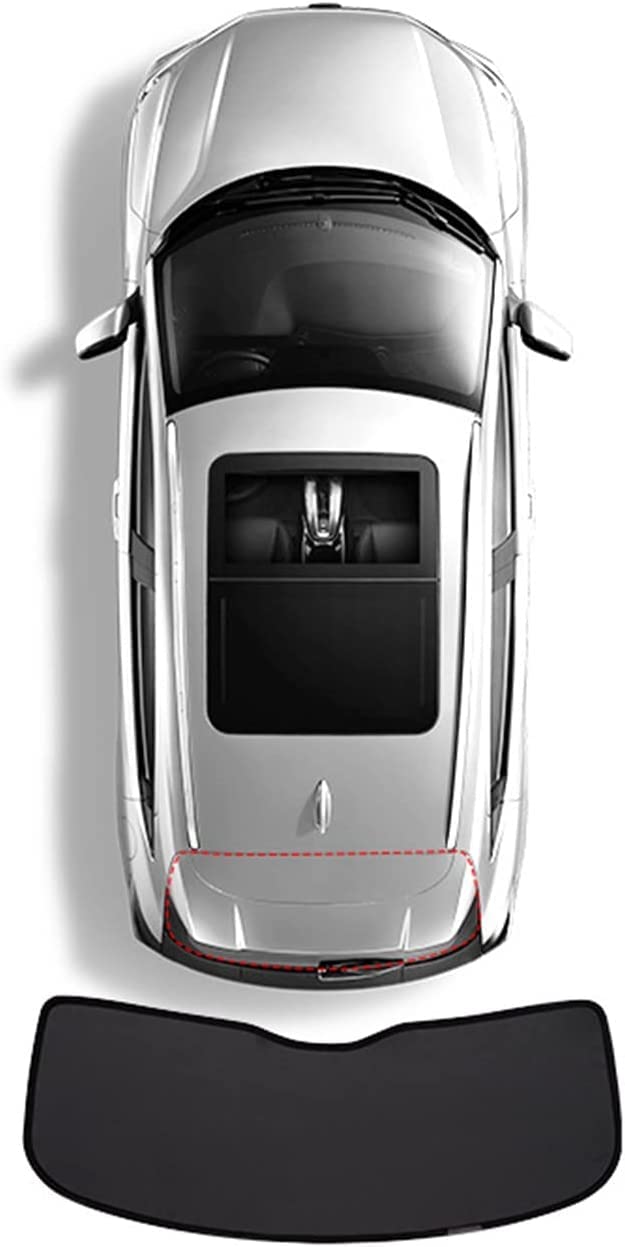 Für Volvo XC90 2014-2022 Magnetisch Sonnenschutz Vorhang fürs Auto, Baby mit UV Schutz, Reflektierende Hitzeschutz, der Privatsphäre,Rear Window 1 Piece von IXITAB