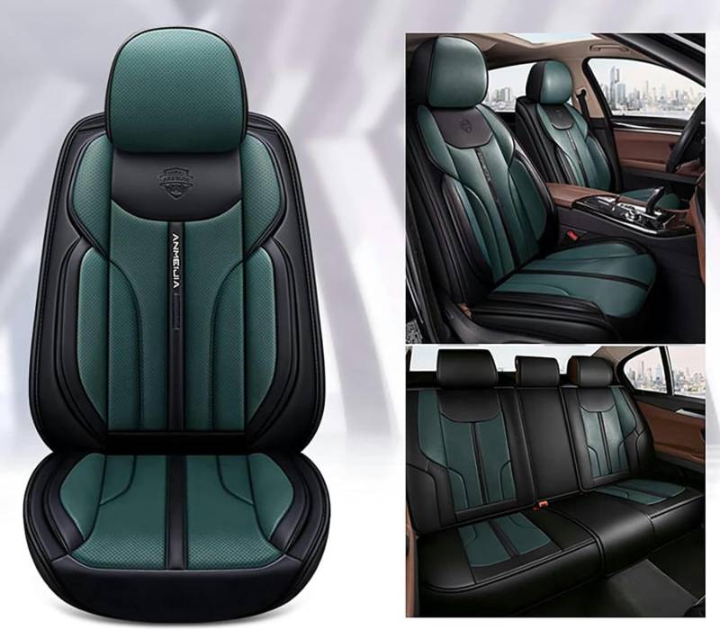 IXITAB Sitzbezüge Auto Autositzbezüge Universal Set für H-yundai Ioniq 5 2021 2022 Auto Zubehör,Grün von IXITAB