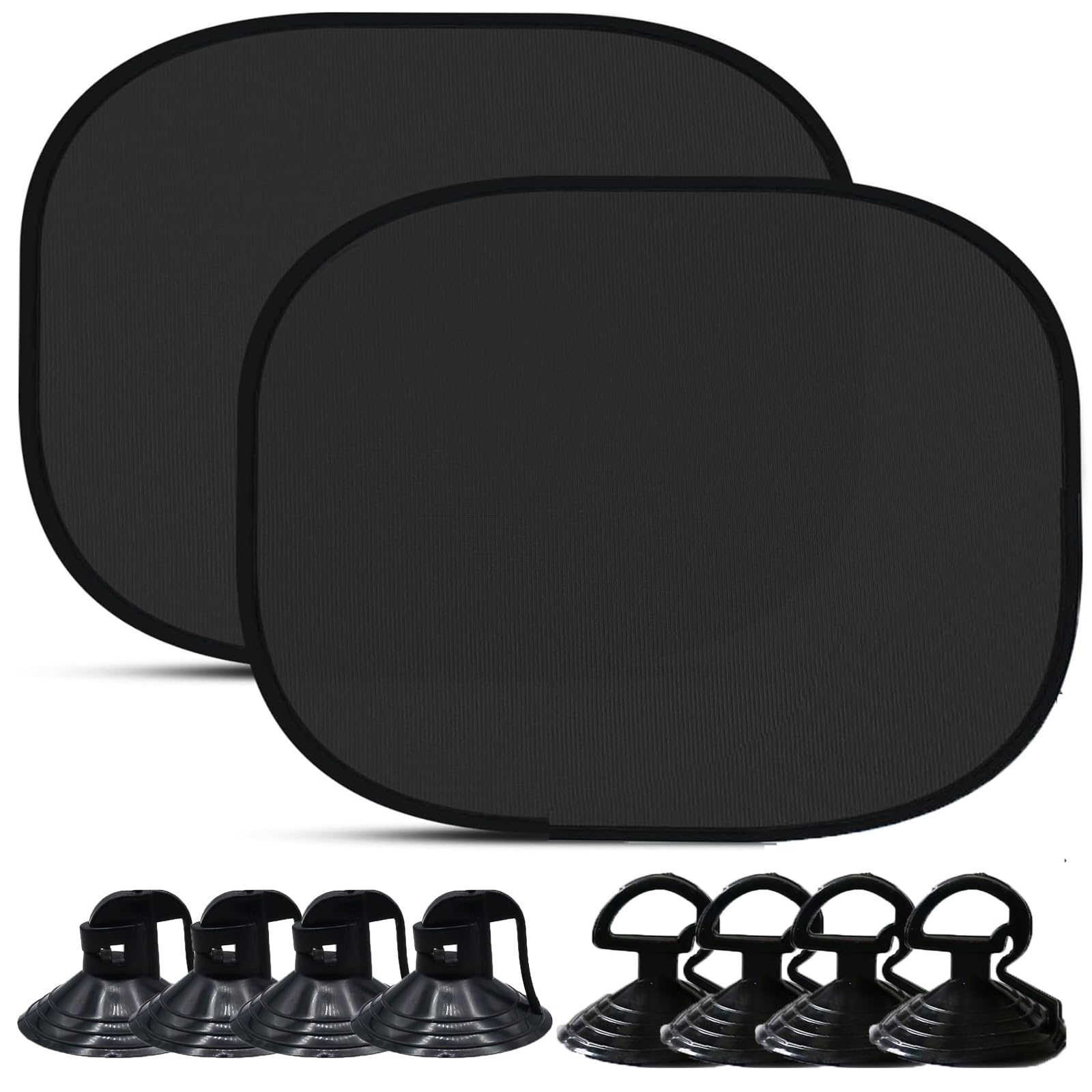 Sonnenschutz Auto Baby UV Schutz, 2 Stück Autofenster Sonnenschutz für Kinder 44 x 36cm, Universal Auto Sonnenblende Seitenfenster mit 8 Saugnäpfen, Sonnenblende für Seitenfenster Sonnenschutz Auto Baby UV Schutz, 2 Stück Autofenster Sonnenschutz für Kinder 44 x 36cm, Universal Auto Sonnenblende Seitenfenster mit 8 Saugnäpfen, Sonnenblende für Seitenfenster von IXOKEV