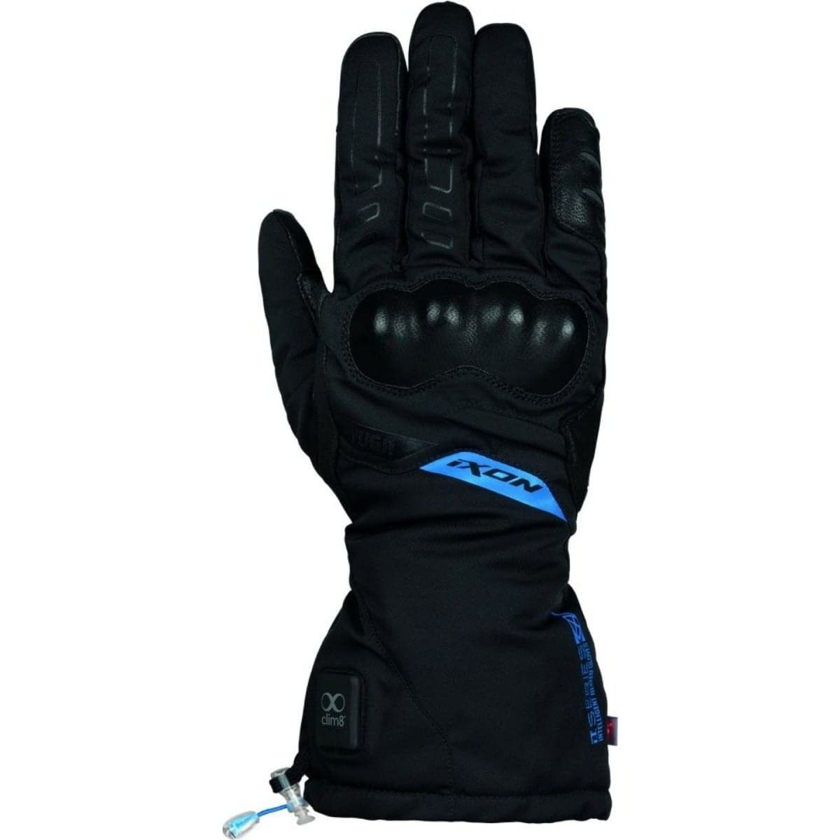 IXON, Beheizte Motorradhandschuhe IT-YUGA black blue, XXL von IXON