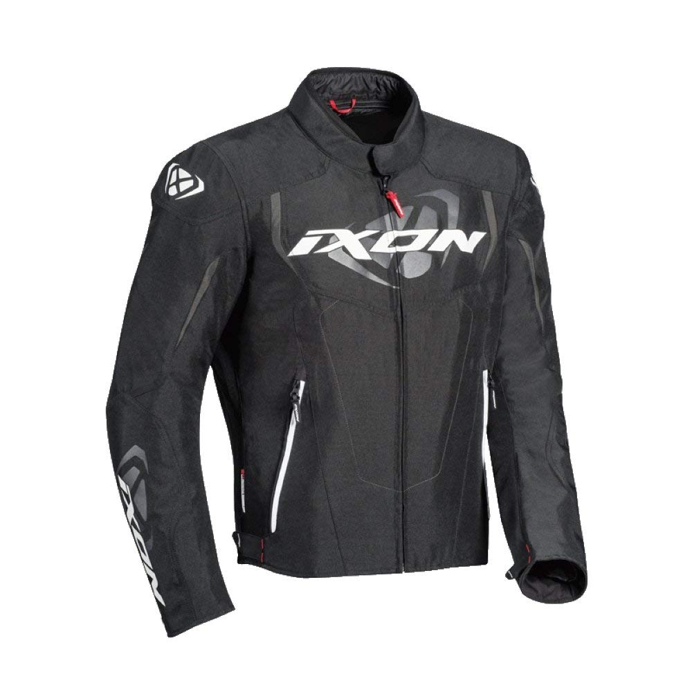 IXON Motorradjacken Cobra Schwarz/Weiss, Schwarz/Weiss, 4XL von IXON