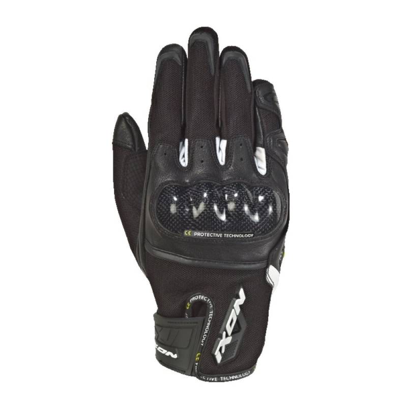 Ixon Motorradhandschuhe Rs Rise Air Schwarz/Weiss, Schwarz/Weiss, 3XL von IXON