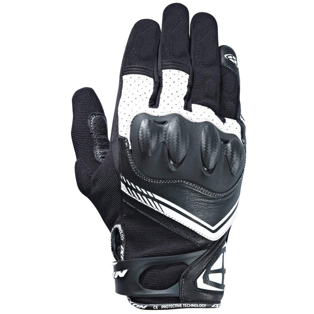 Ixon Motorradhandschuhe Rs Drift Schwarz/Weiss, Schwarz/Weiss, S von IXON