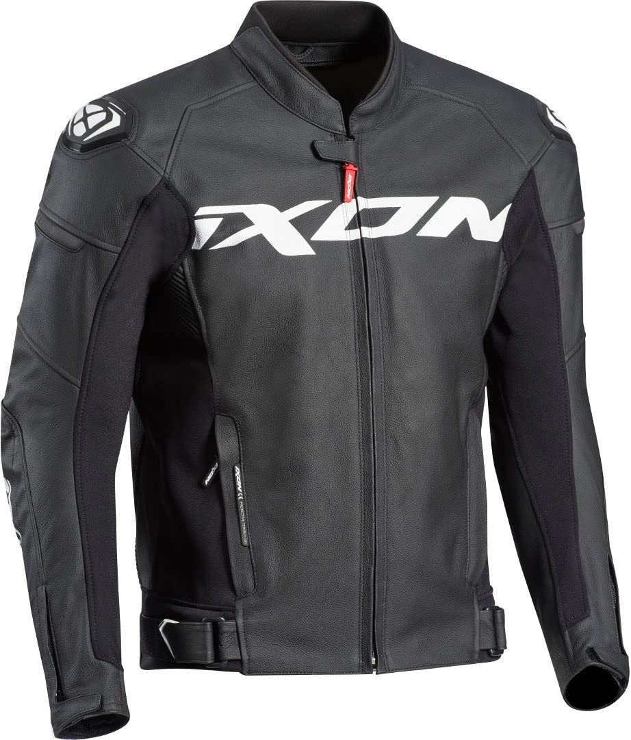 IXON Motorradjacke Sparrow schwarz weiß Größe XXXL von IXON