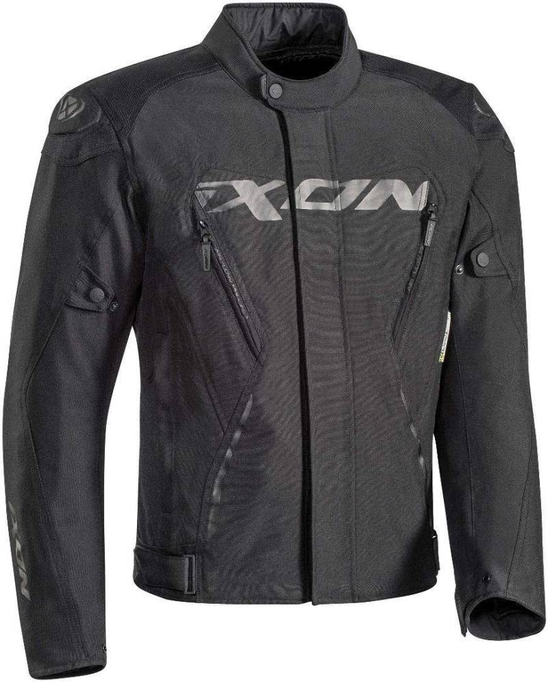 Ixon Motorradjacken Mistral Schwarz, Schwarz, M von IXON