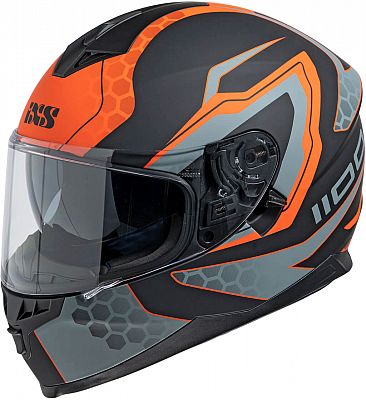 IXS 1100 2.2, Integralhelm - Matt Schwarz/Orange - XS von IXS