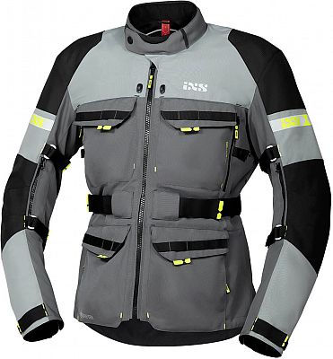 IXS Adventure GTX, Textiljacke Gore-Tex - Grau/Silber/Schwarz - 3XL von IXS