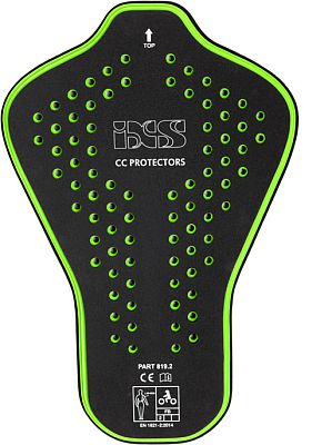 IXS CCS, Rückenprotektor Level 2 - Schwarz/Grün - S von IXS