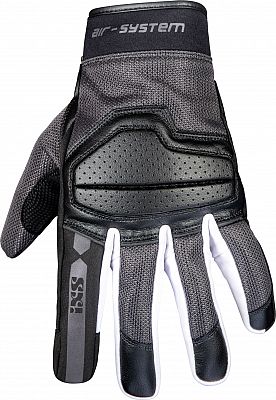 IXS Evo-Air, Handschuhe - Schwarz/Dunkelgrau/Weiß - L von IXS