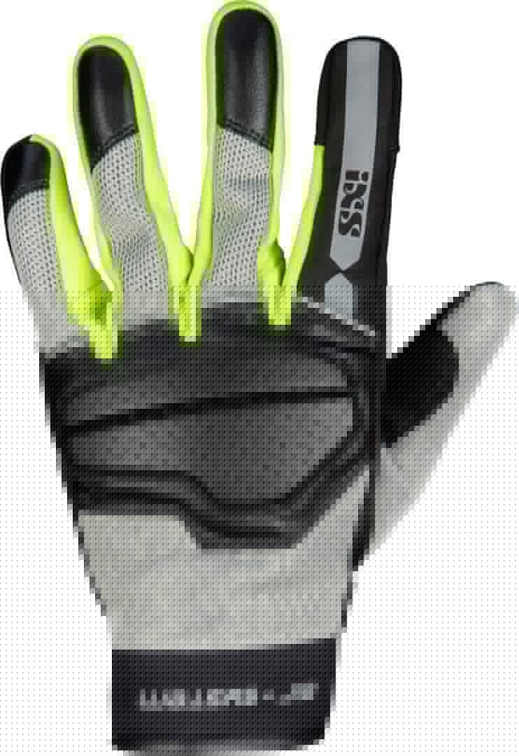 IXS Evo-Air Motorradhandschuhe (Black/Grey/Yellow,L) von IXS