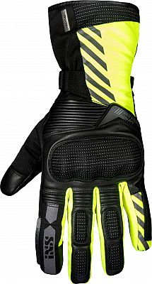 IXS Glasgow 2.0, Handschuhe wasserdicht - Schwarz/Neon-Gelb - M von IXS