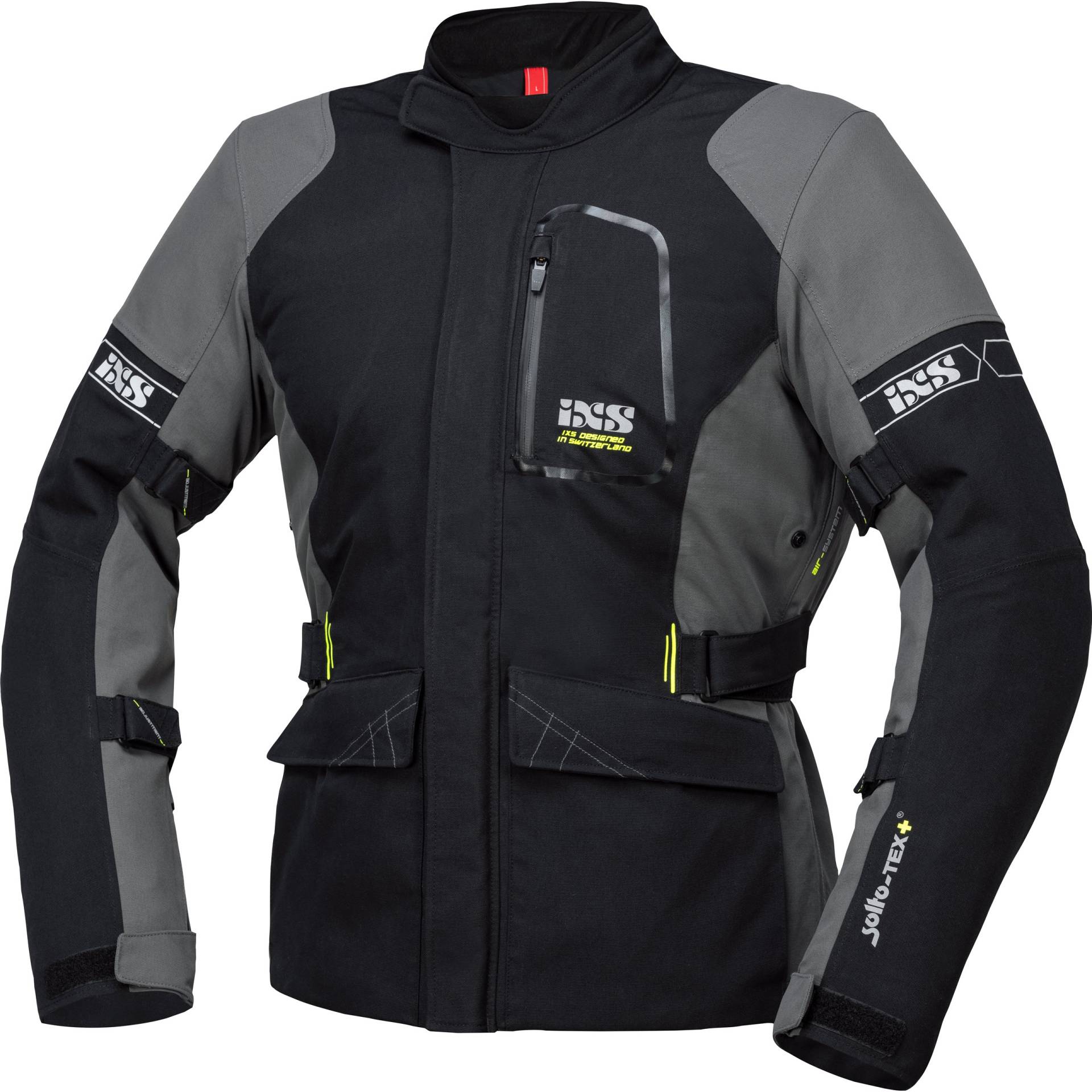IXS Laminat-ST-Plus Tour Textiljacke schwarz/grau XL Herren IXS Laminat-ST-Plus Tour Textiljacke schwarz/grau XL Herren von IXS