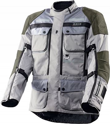 IXS Montevideo-Air 2.0, Textiljacke - Hellgrau/Grau - L von IXS