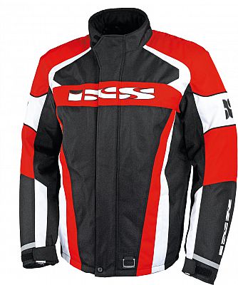 IXS Nimbus, Textiljacke - Schwarz/Rot/Weiß - S von IXS