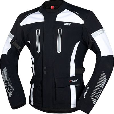 IXS Pacora-ST, Textiljacke wasserdicht - Schwarz/Weiß - XL IXS Pacora-ST, Textiljacke wasserdicht - Schwarz/Weiß - XL von IXS