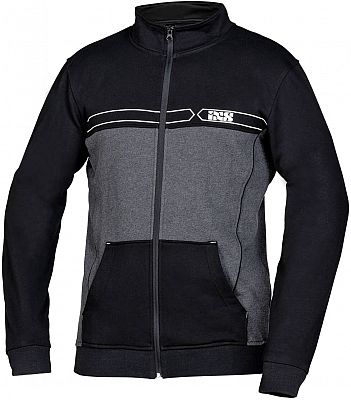 IXS Team Zip-Sweat 1.0, Textiljacke - Schwarz/Grau - L von IXS